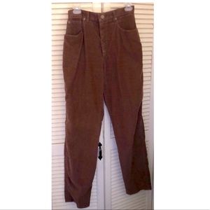 Lee Vintage 80s Hi Rise Mom Tapered Leg Corduroy Jeans 11 Juniors